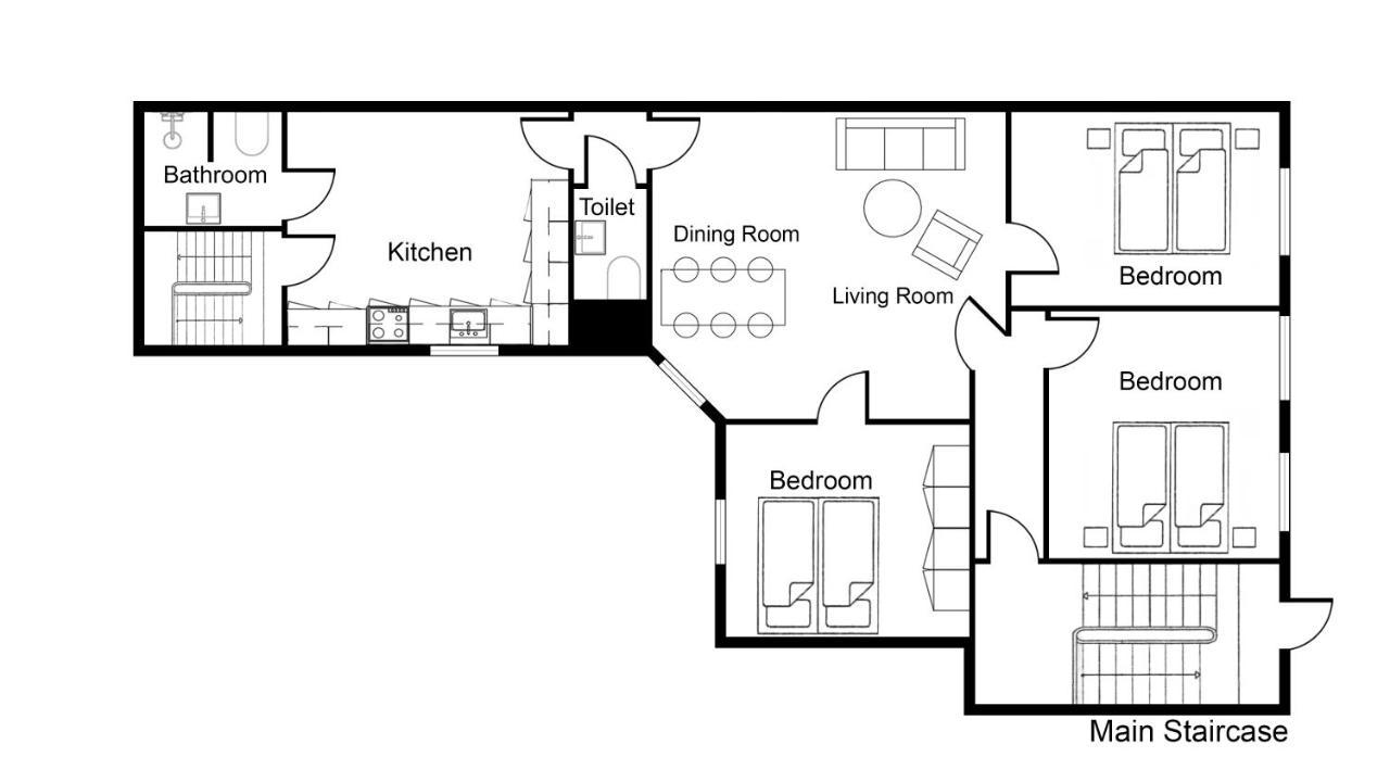 Xl Flat W 3 Bedrooms By Kings Garden In Cph City Copenhagen Exterior photo